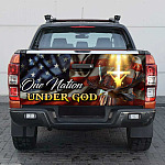 34 HG. One Nation Tailgate Tailgate Wrap Mockup 2