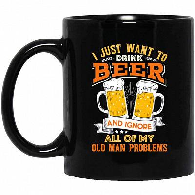 11 oz. Black Mug