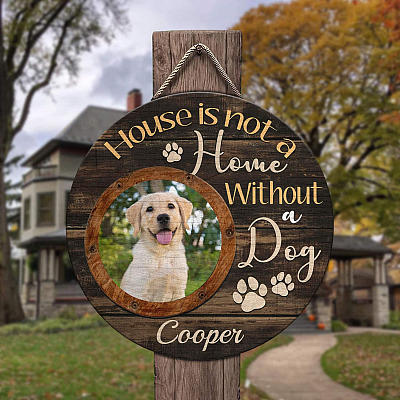 Wooden Door Sign