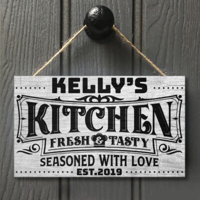 Wooden Door Sign