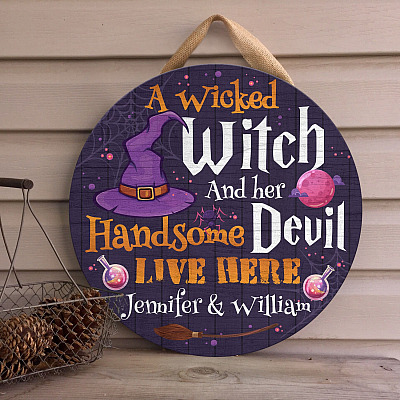 Wooden Door Sign