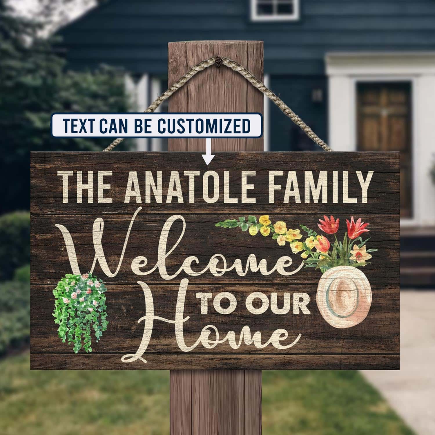 8MH. Welcome Our Home Sign Mockup2