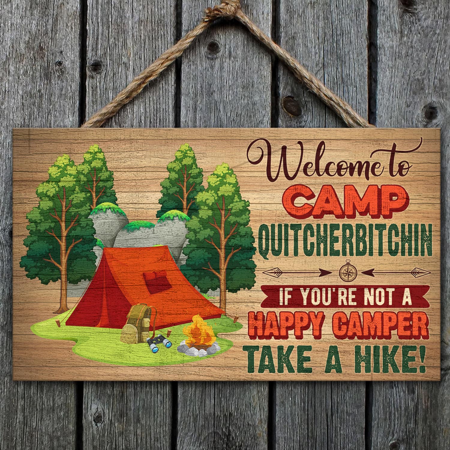 3KNG. Quicherbitchin Door Sign (1) Mockup 1fx