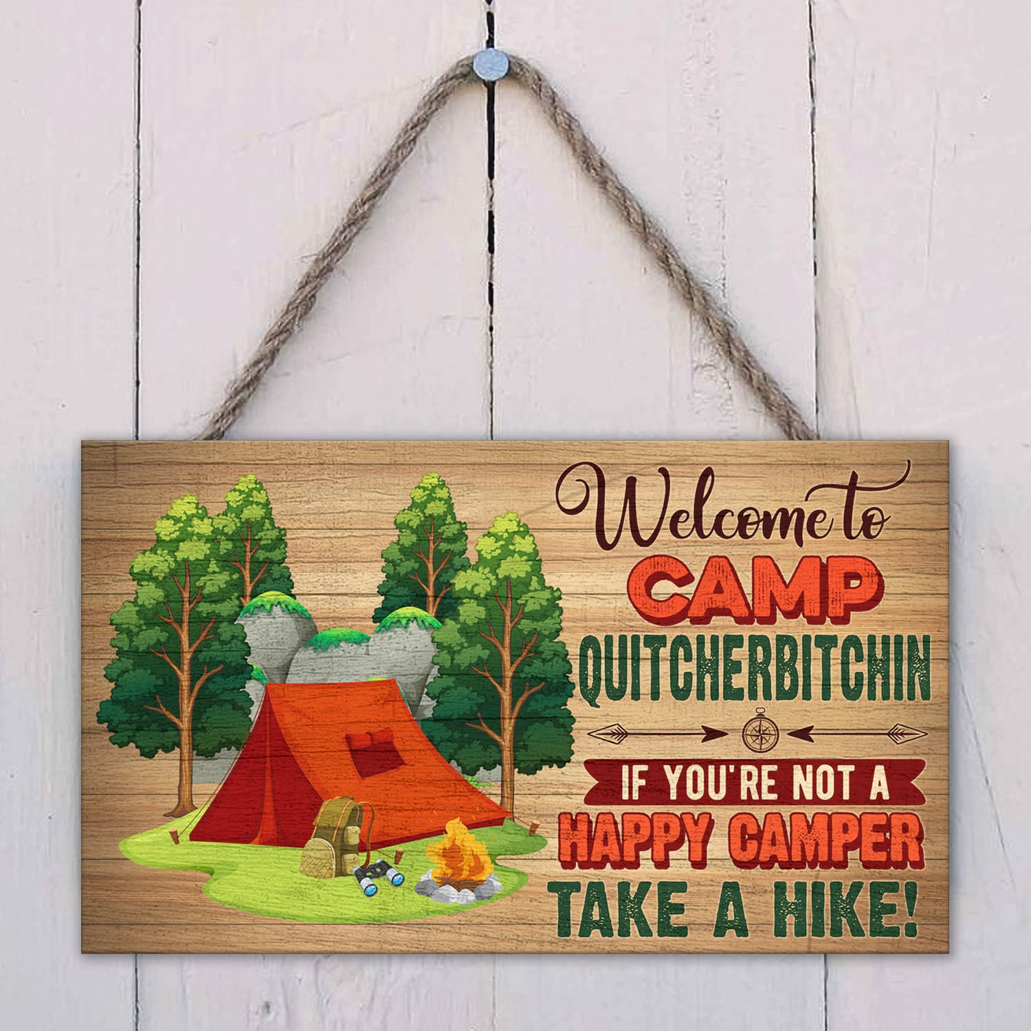 3KNG. Quicherbitchin Door Sign (1) Mockup 2