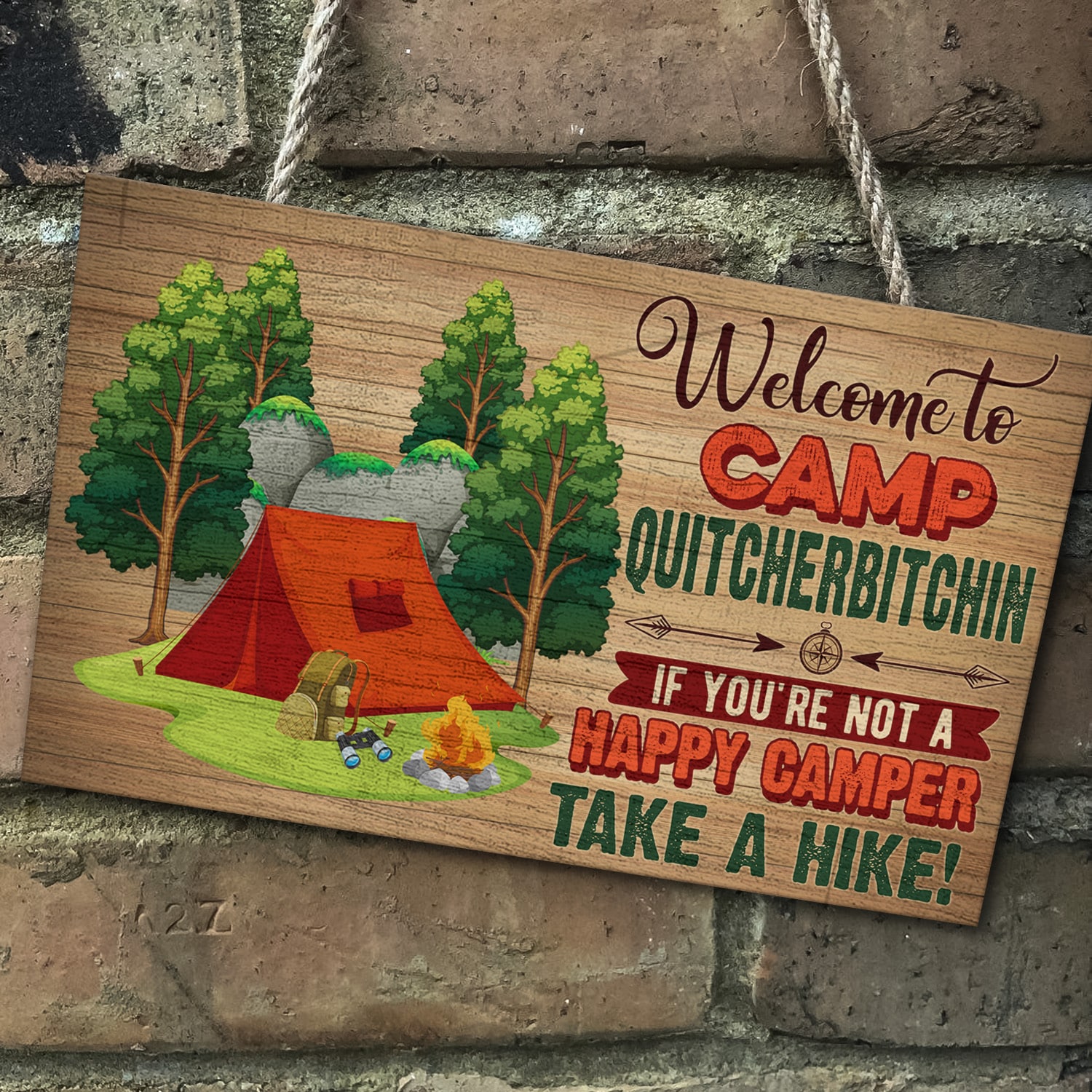 3KNG. Quicherbitchin Door Sign (1) Mockup 5