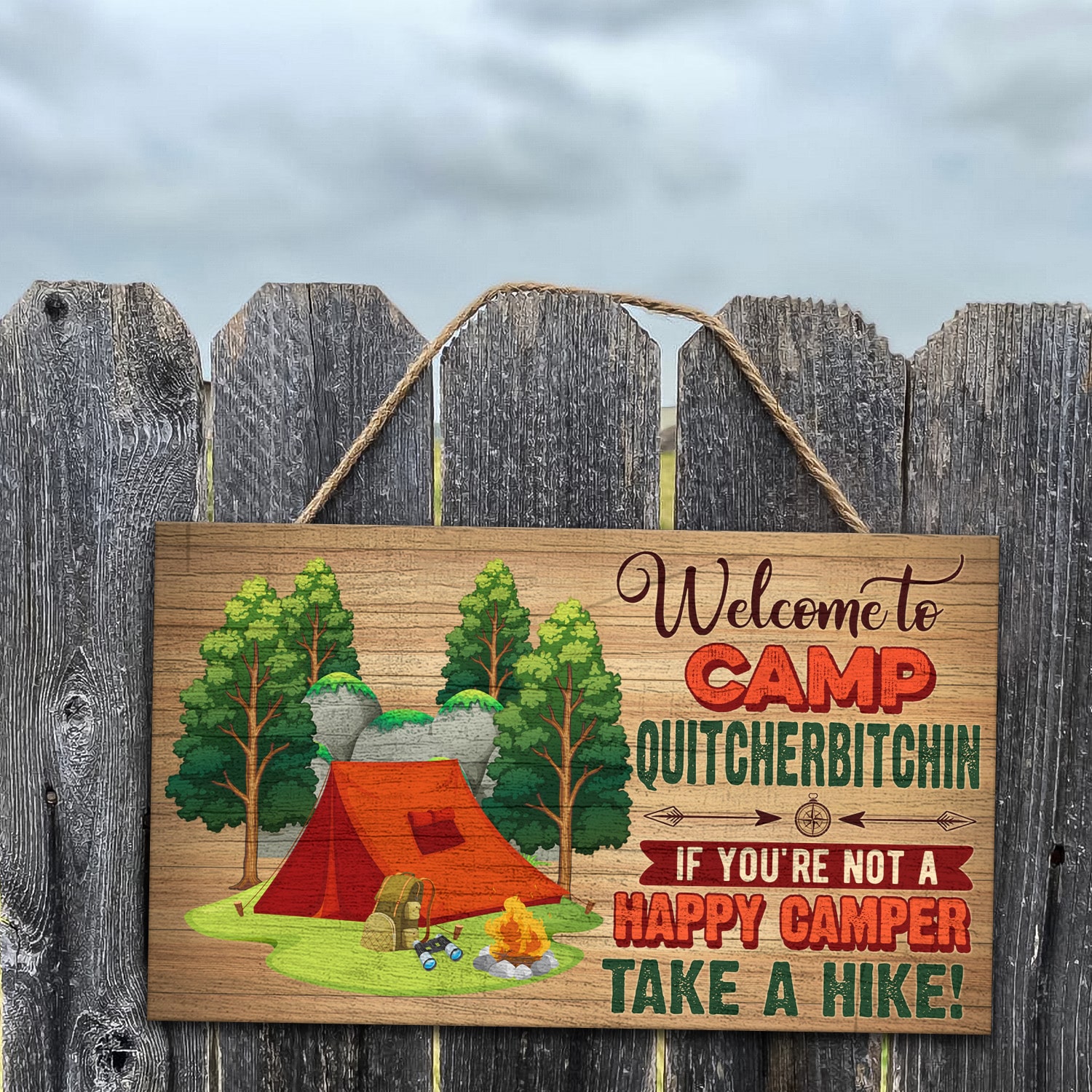 3KNG. Quicherbitchin Door Sign (1) Mockup 7