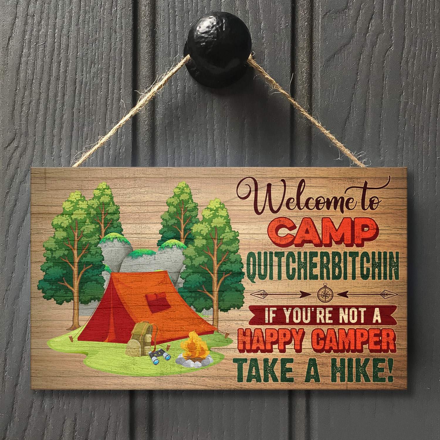 3KNG. Quicherbitchin Door Sign (1) Mockup 8