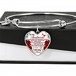 To My Soulmate Im Your Eyes I Have Found My Home Heart Pendant Necklace - Gift for Couple