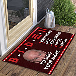 6VT. UU TIEN Biden Braindead Sniff Your Shoes Doormat mockup 3