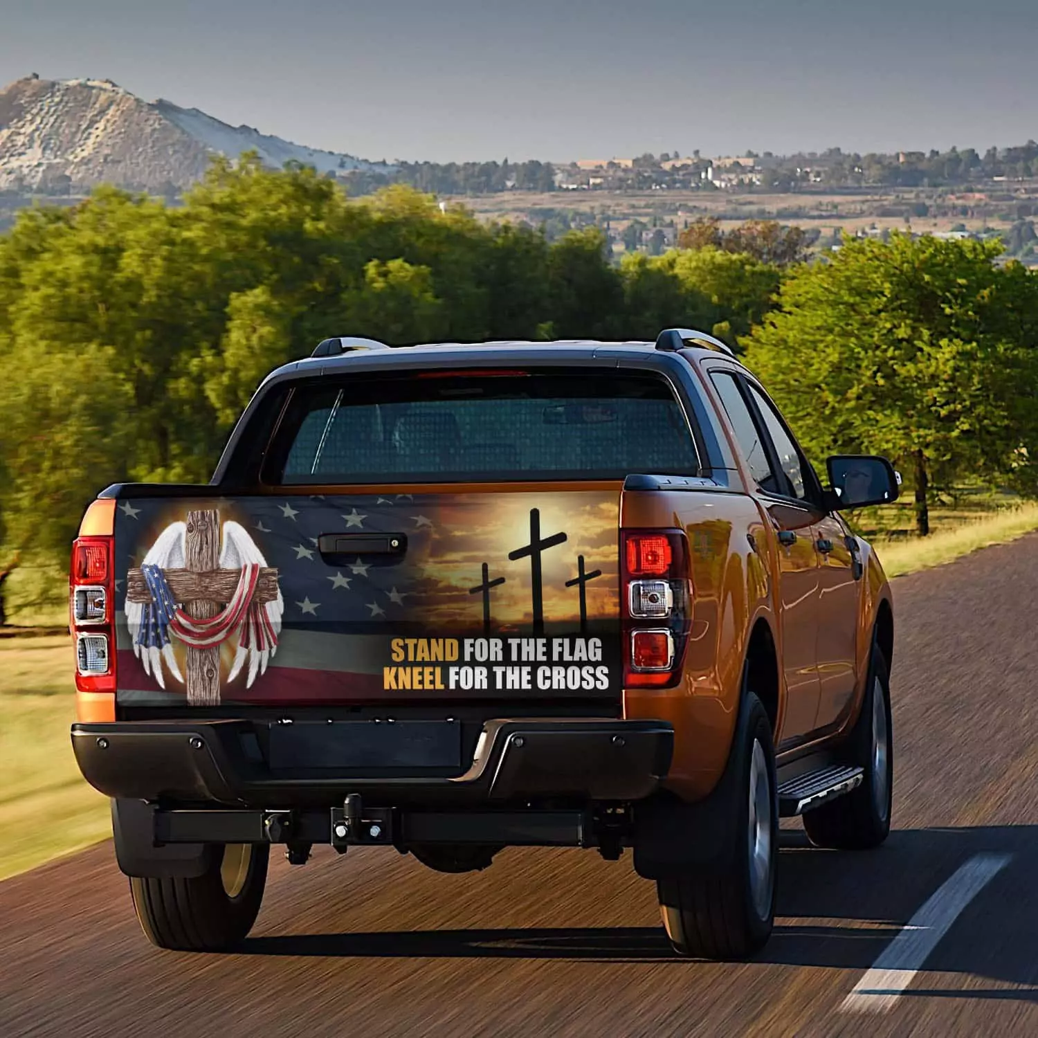 35 HG. Stand For The Flag (6) Tailgate Wrap Mockup 8