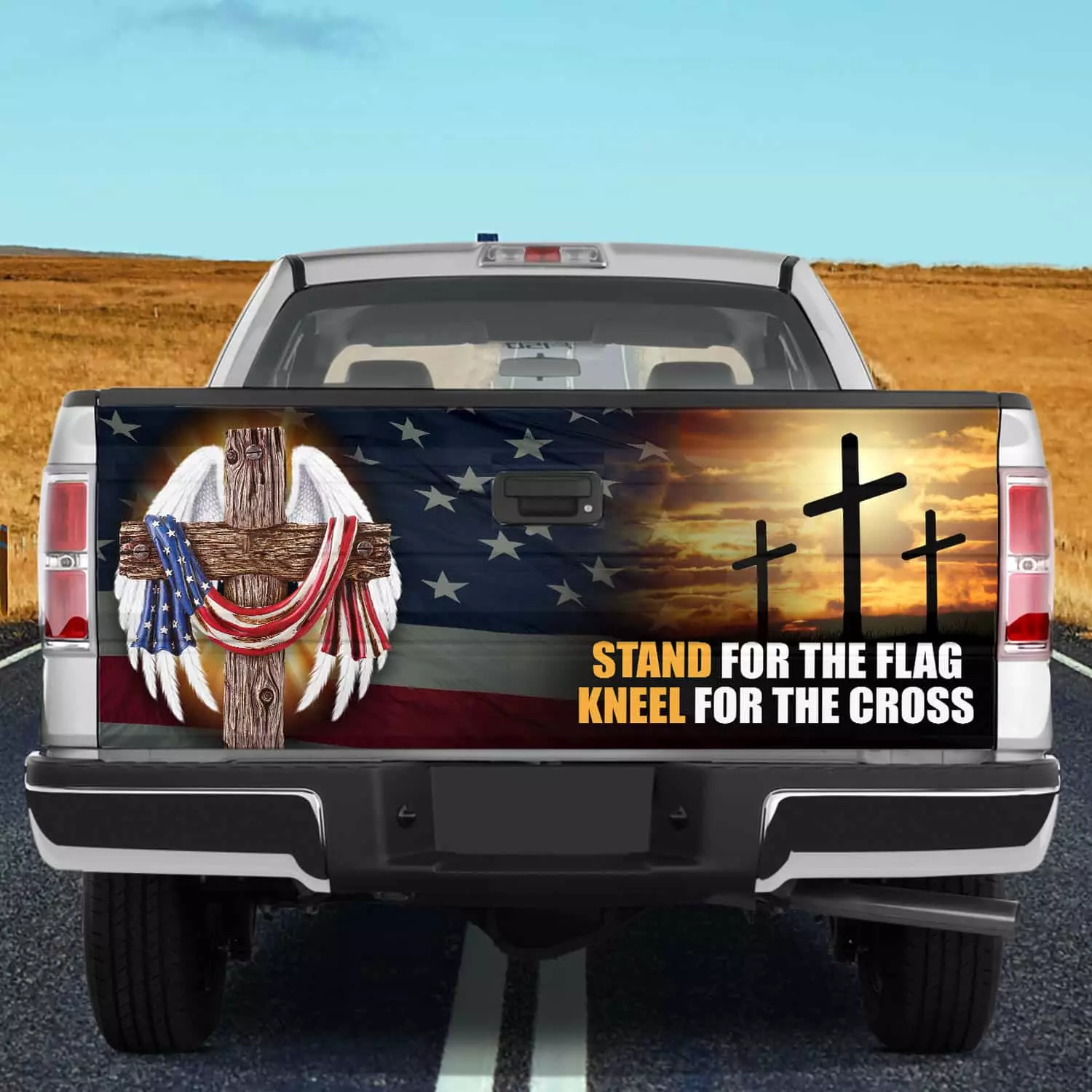 35 HG. Stand For The Flag (6) Tailgate Wrap Mockup 10