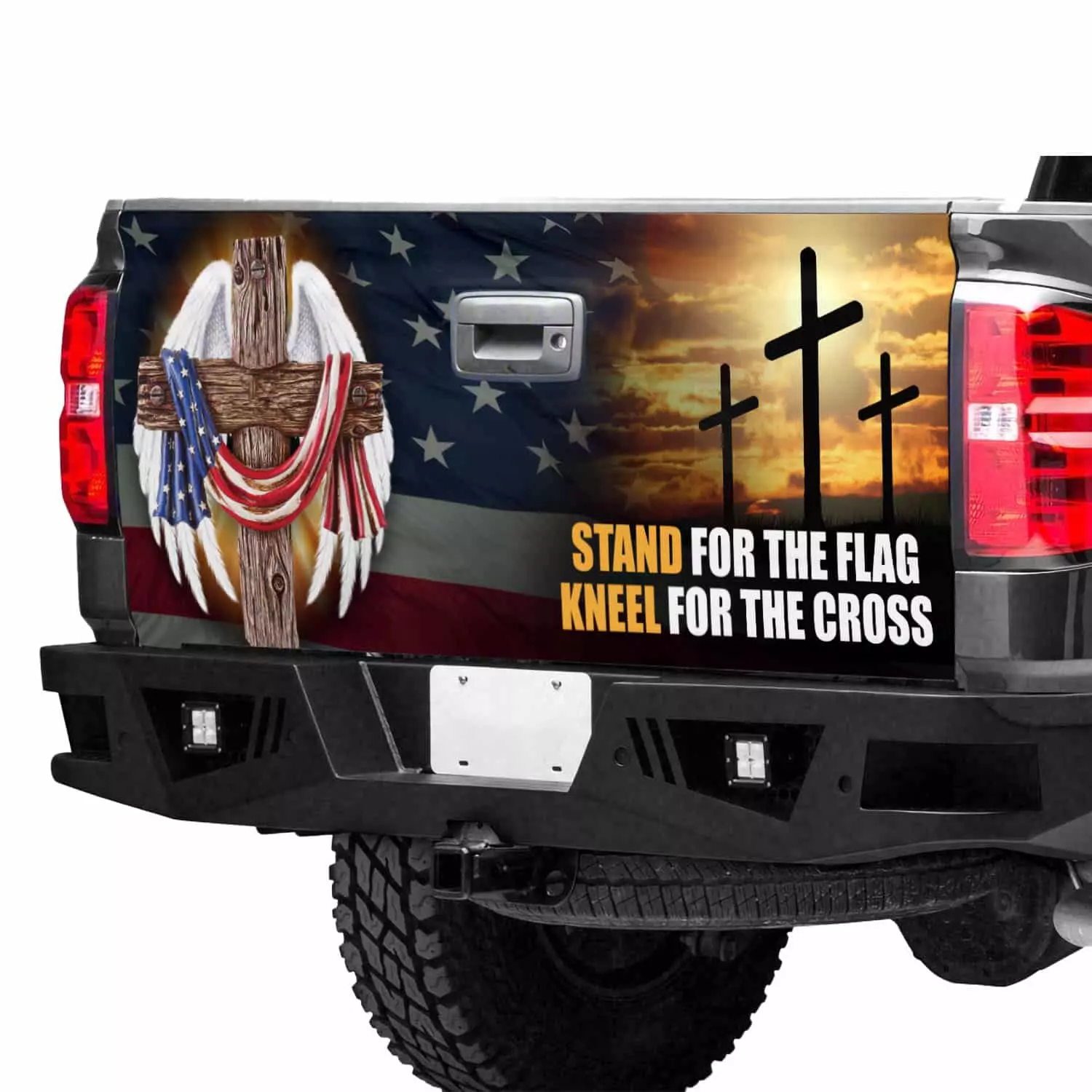 35 HG. Stand For The Flag (6) Tailgate Wrap Mockup 12