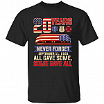 20 Years Never Tshirt, Black, Unisex T-Shirt