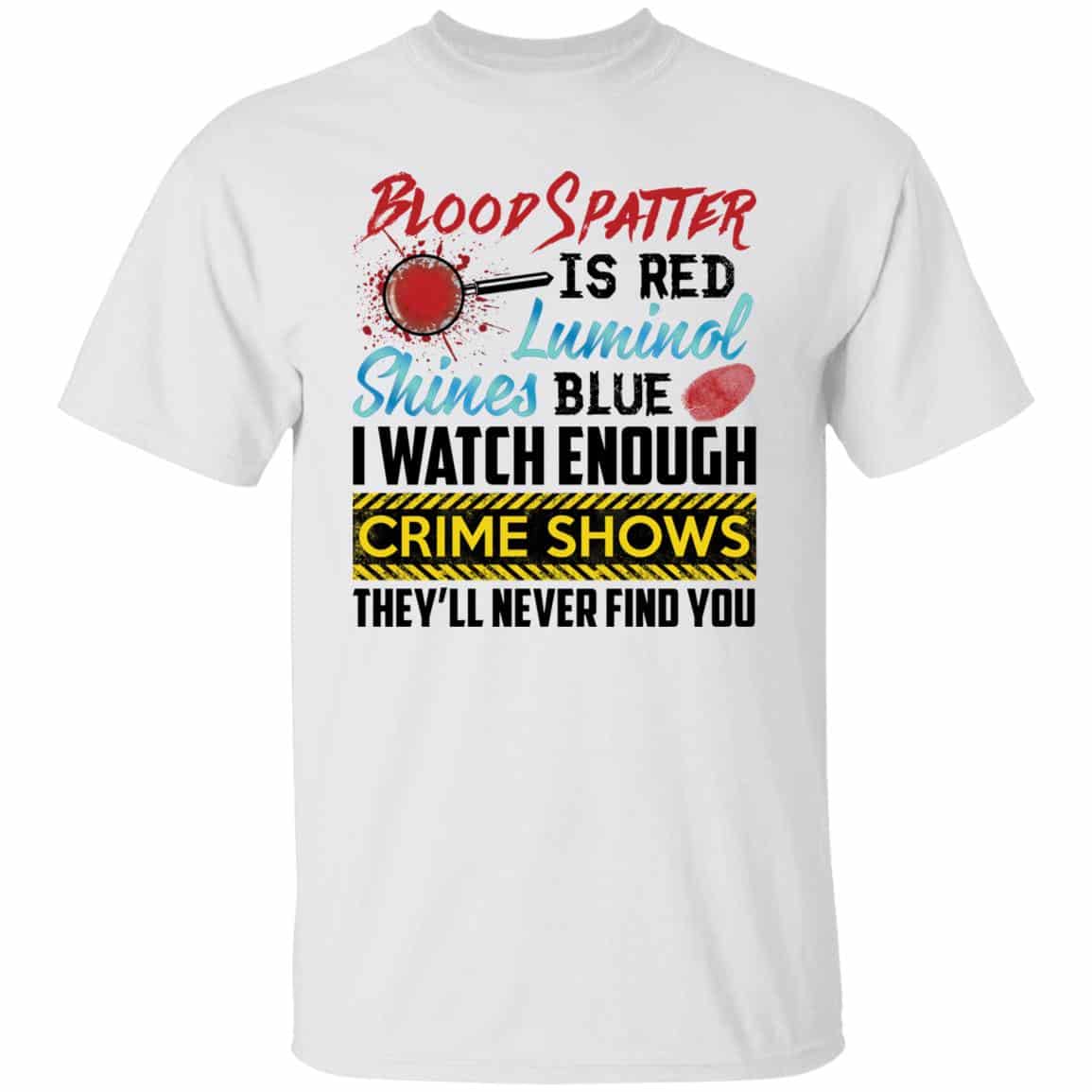 blood, White, Unisex T-Shirt
