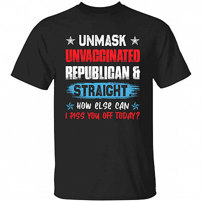 unmask, Black, Unisex T-Shirt