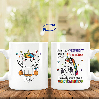 11 oz. White Mug