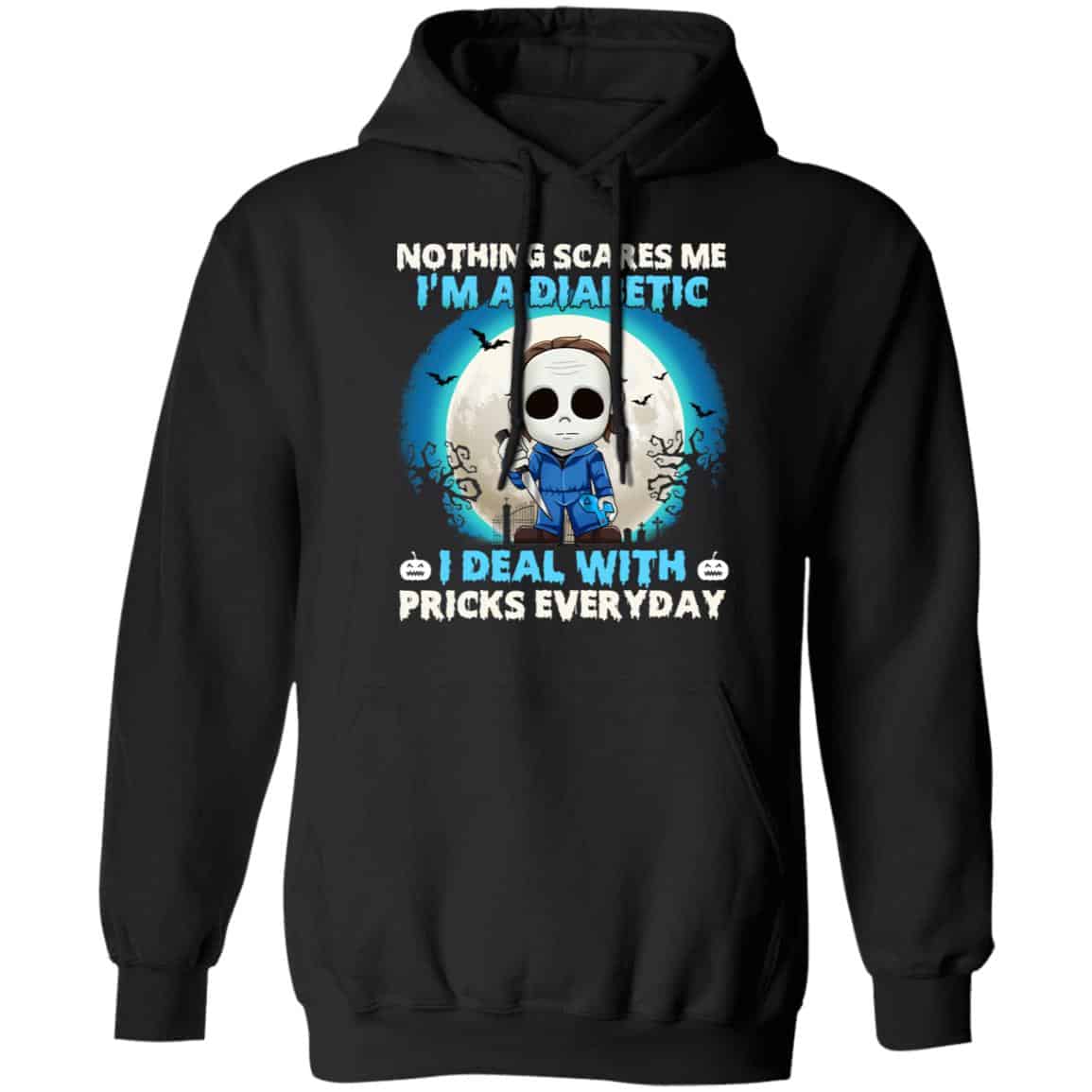 12. I'm Diabetic (4) 2, Black, Hoodie