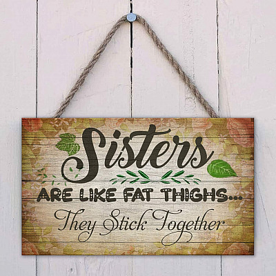 Wooden Door Sign
