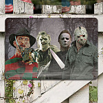 6BN. Horror Killers Sign (6) Metal Sign Mockup 8