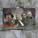 6BN. Horror Killers Sign (6) Metal Sign Mockup 12