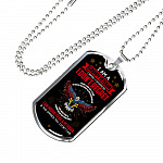 I Am A Grumpy Veteran I Served I Sacrificed I Don't Regret Veteran Dog Tag