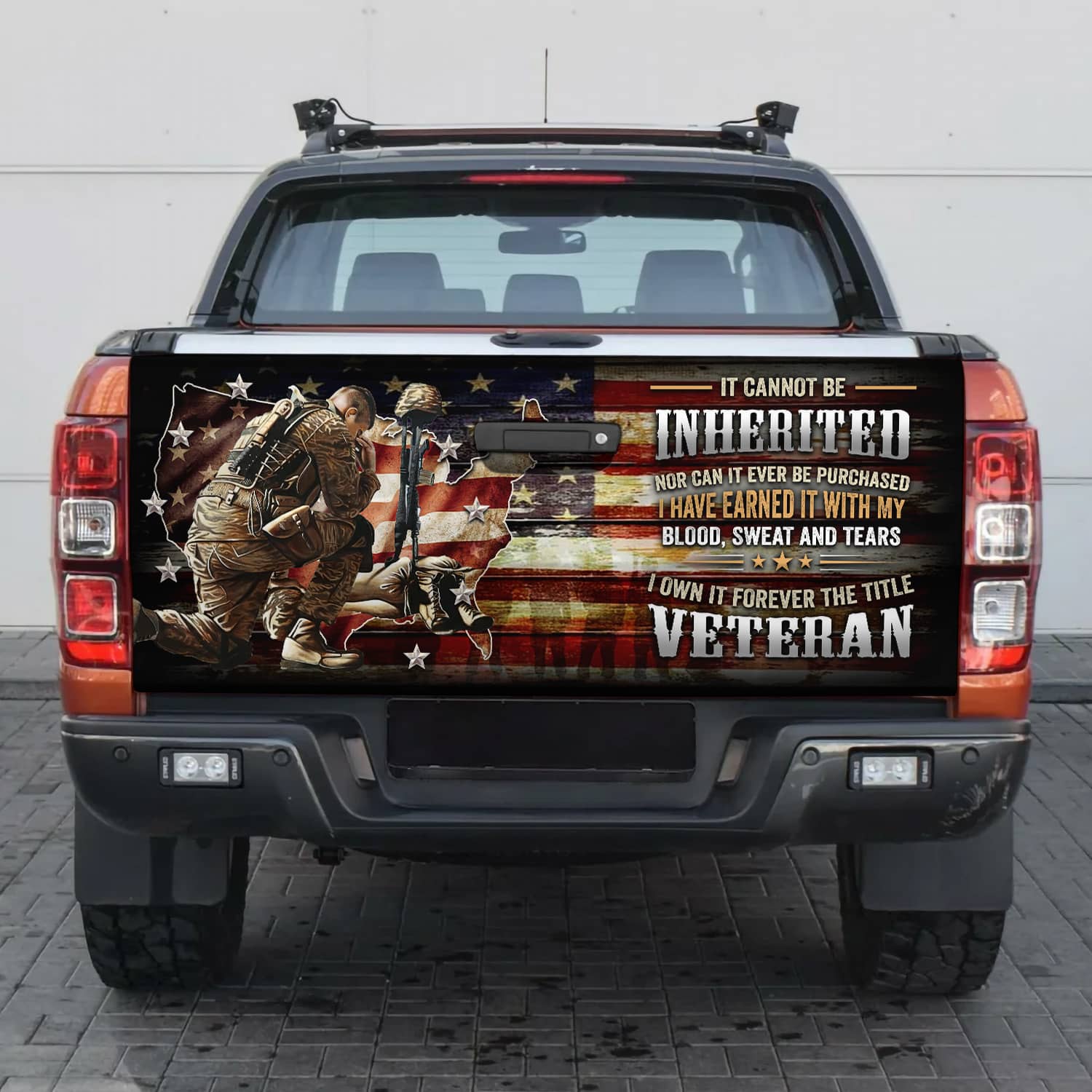 6KNG. Veteran (5) Tailgate Wrap Mockup 2