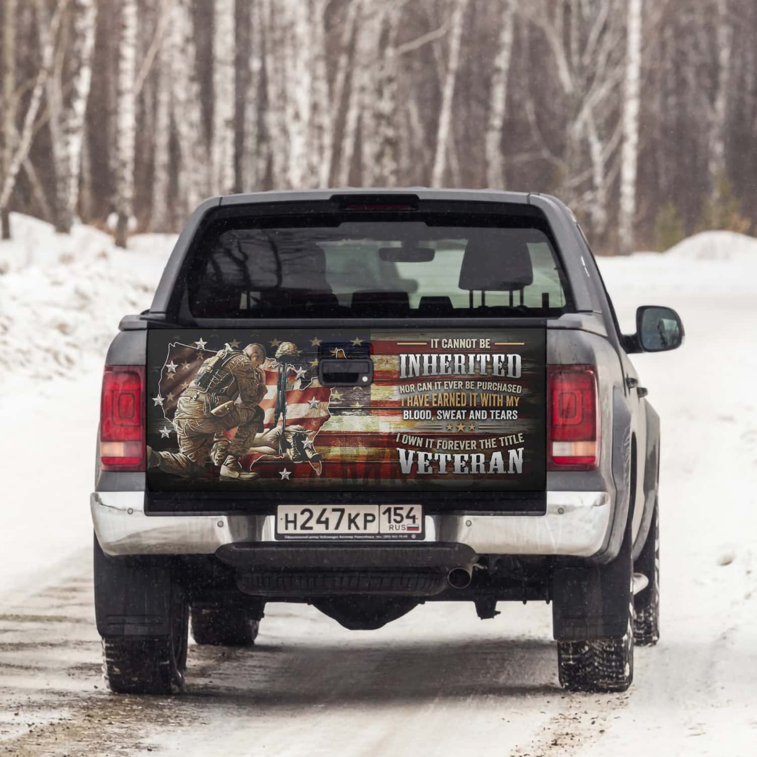 6KNG. Veteran (5) Tailgate Wrap Mockup 6