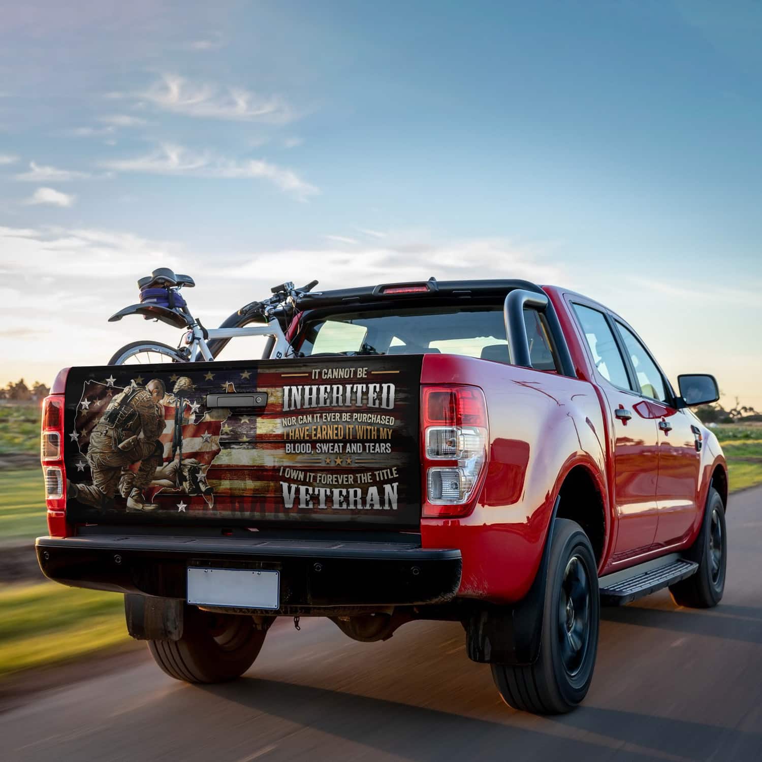 6KNG. Veteran (5) Tailgate Wrap Mockup 9