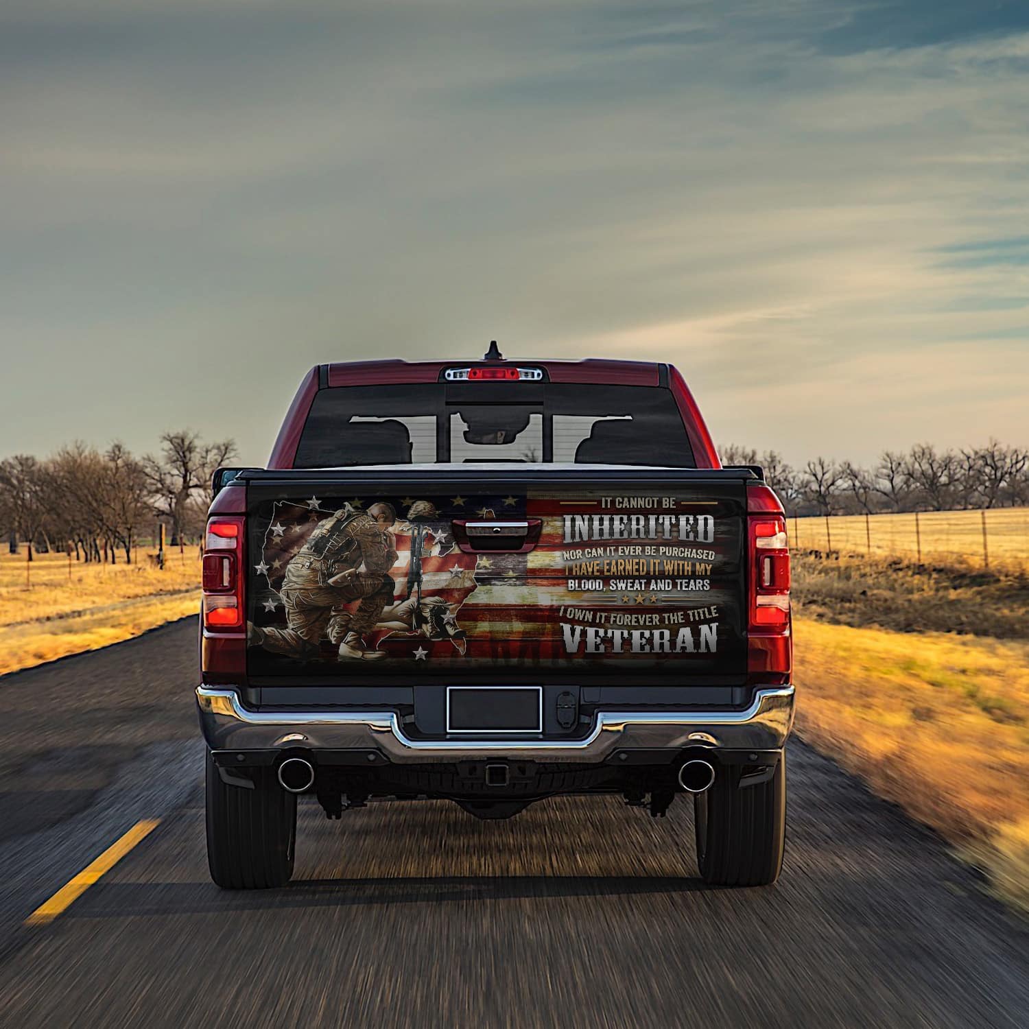 6KNG. Veteran (5) Tailgate Wrap Mockup 13