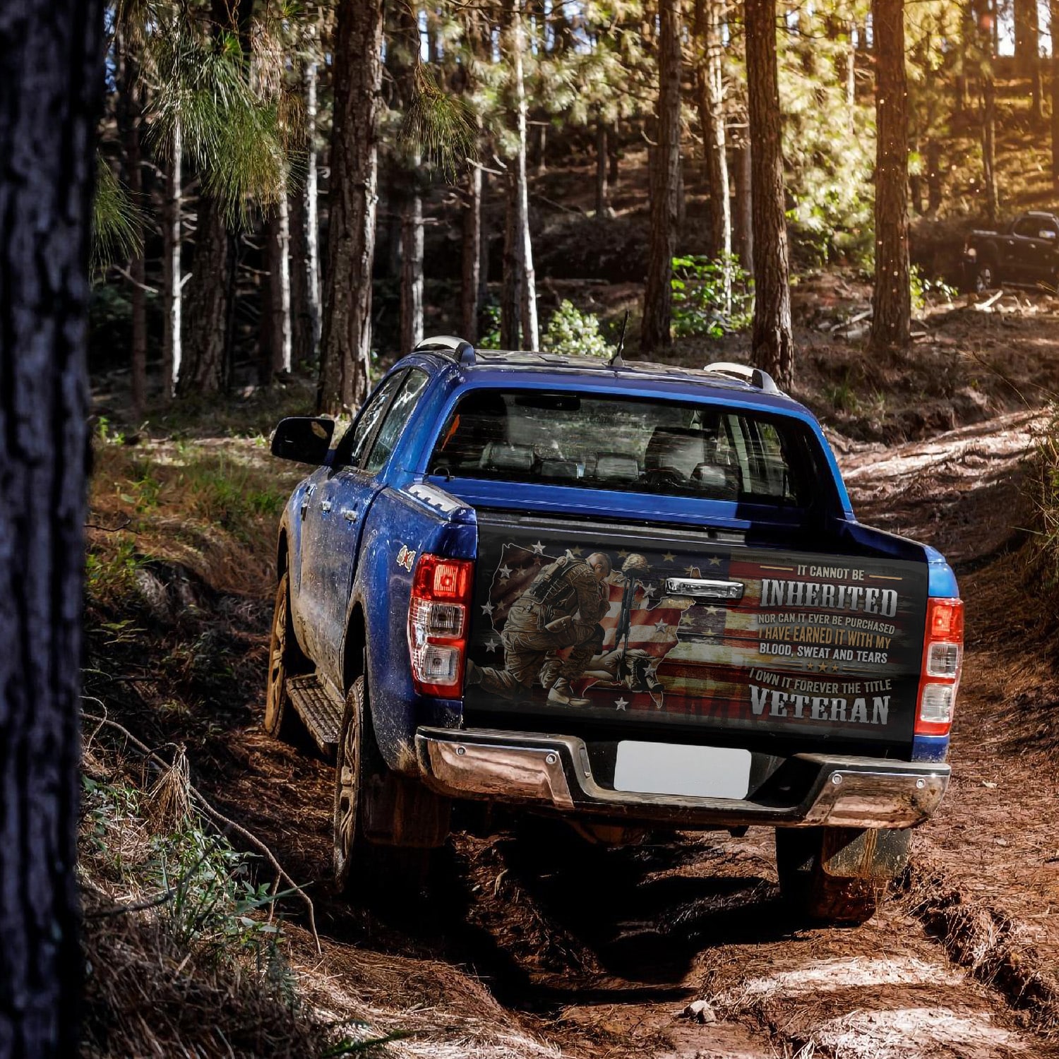 6KNG. Veteran (5) Tailgate Wrap Mockup 16