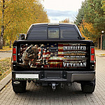 6KNG. Veteran (5) Tailgate Wrap Mockup 1