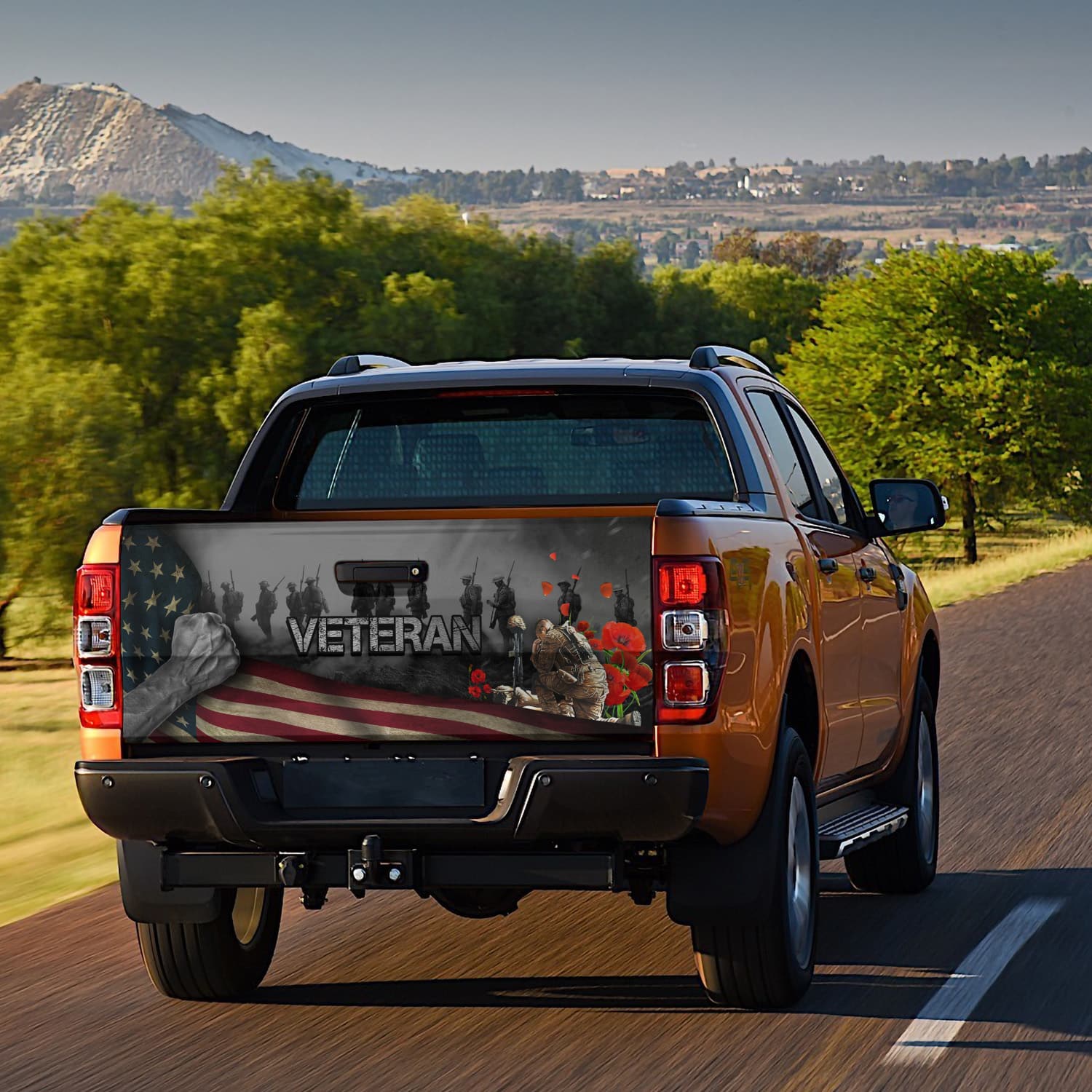 8KNG. Lest We Forget (6) Tailgate Wrap Mockup 8