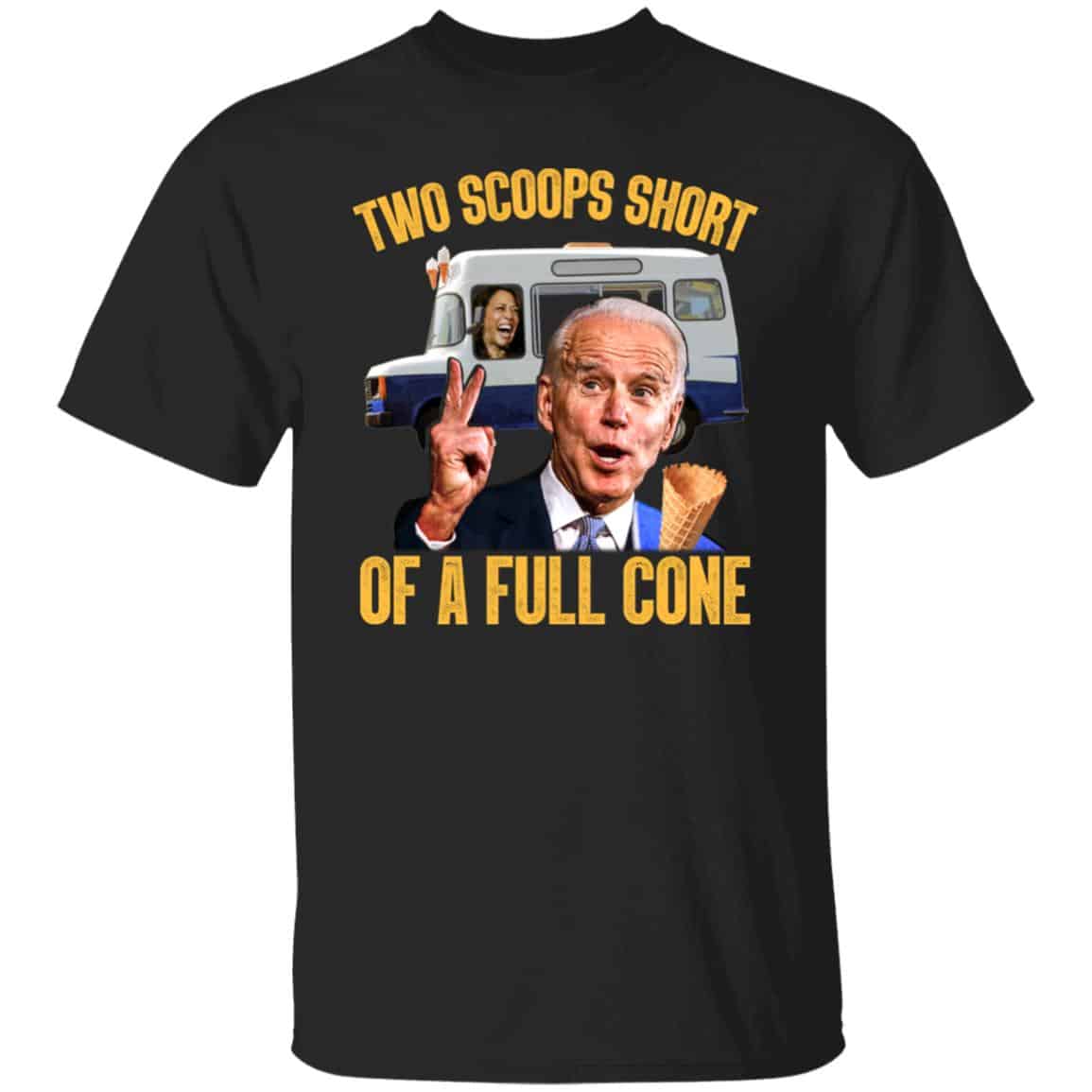 cone, Black, Unisex T-Shirt