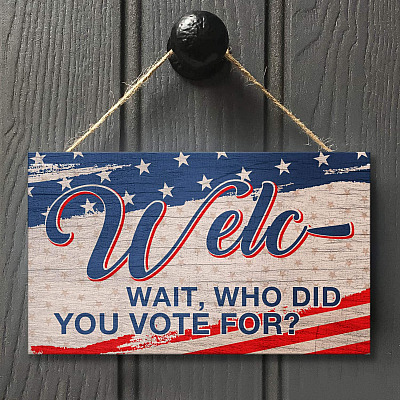 Wooden Door Sign