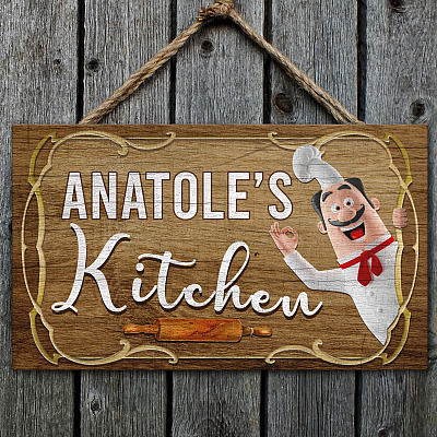 Wooden Door Sign