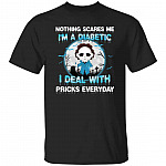 scares, Black, Unisex T-Shirt scares, Black, Unisex T-Shirt