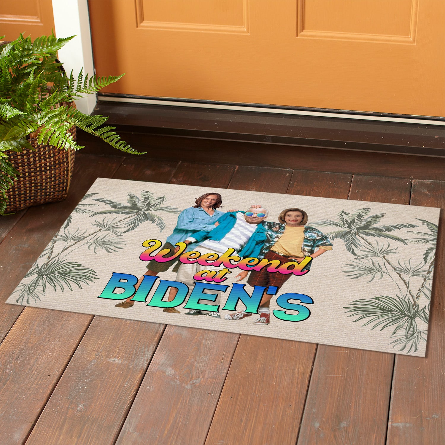 1NH.Weekend at Biden's - doormat (2) Doormat mockup 1