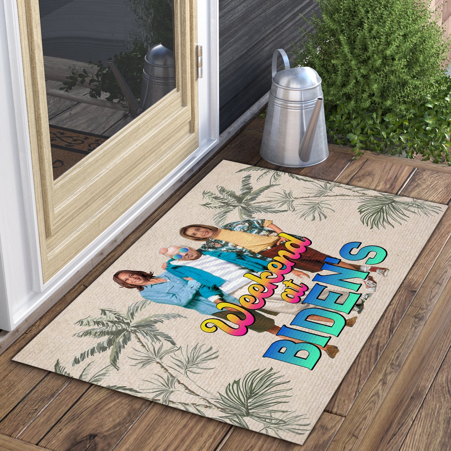 1NH.Weekend at Biden's - doormat (2) Doormat mockup 3