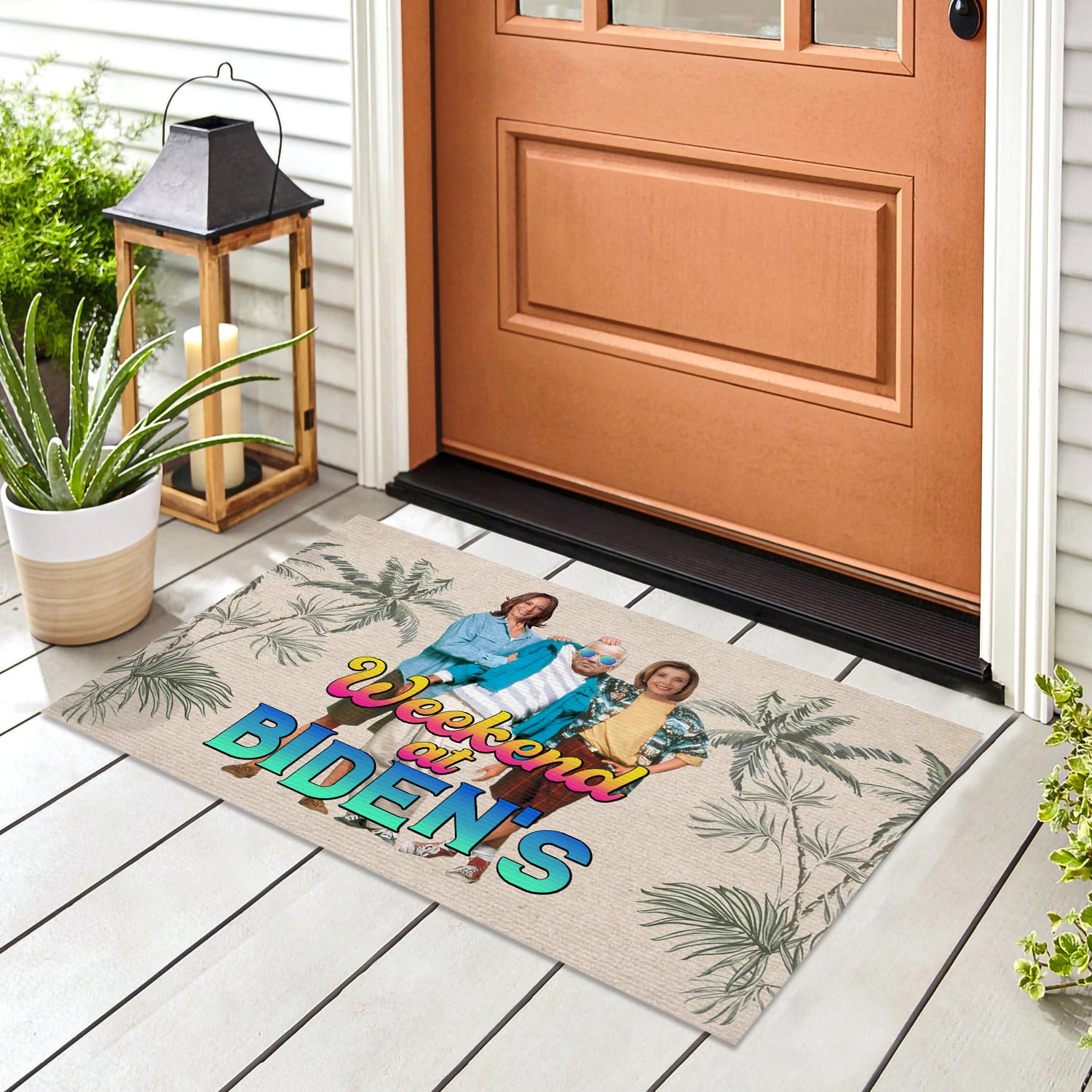 1NH.Weekend at Biden's - doormat (2) Doormat mockup 8