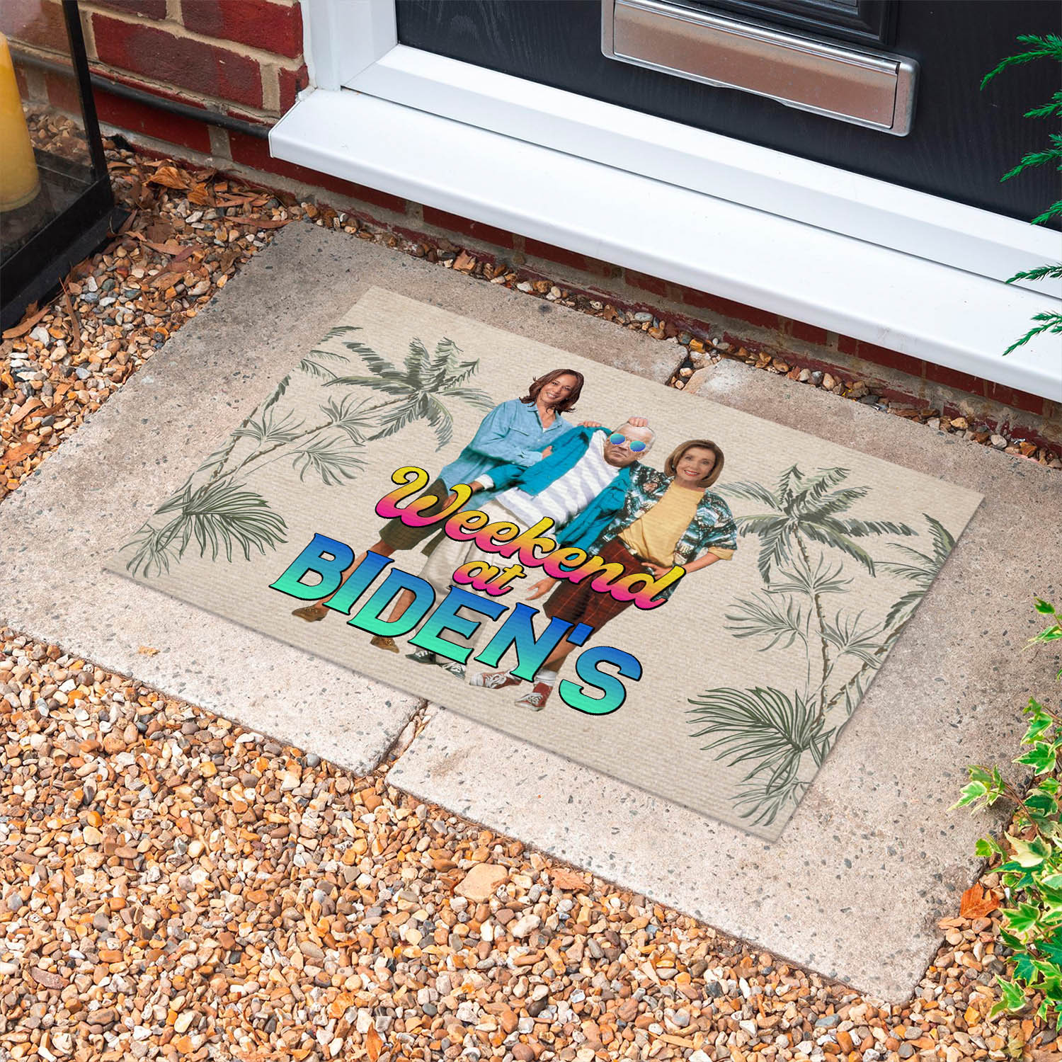 1NH.Weekend at Biden's - doormat (2) Doormat mockup 10fx