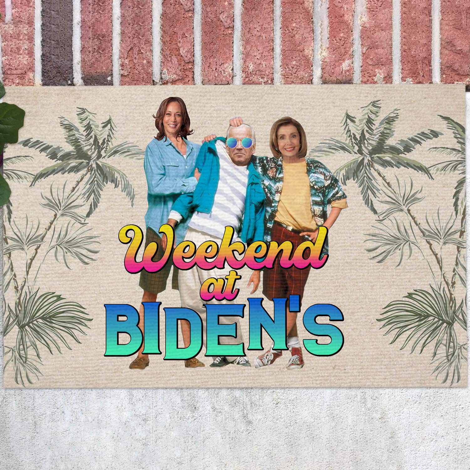 1NH.Weekend at Biden's - doormat (2) Doormat mockup 12fx