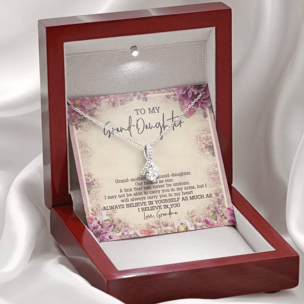 From Grandma To My Granddaughter A Link That Can Never Be Undone Alluring Beauty Necklace