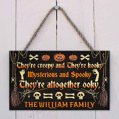 Wooden Door Sign