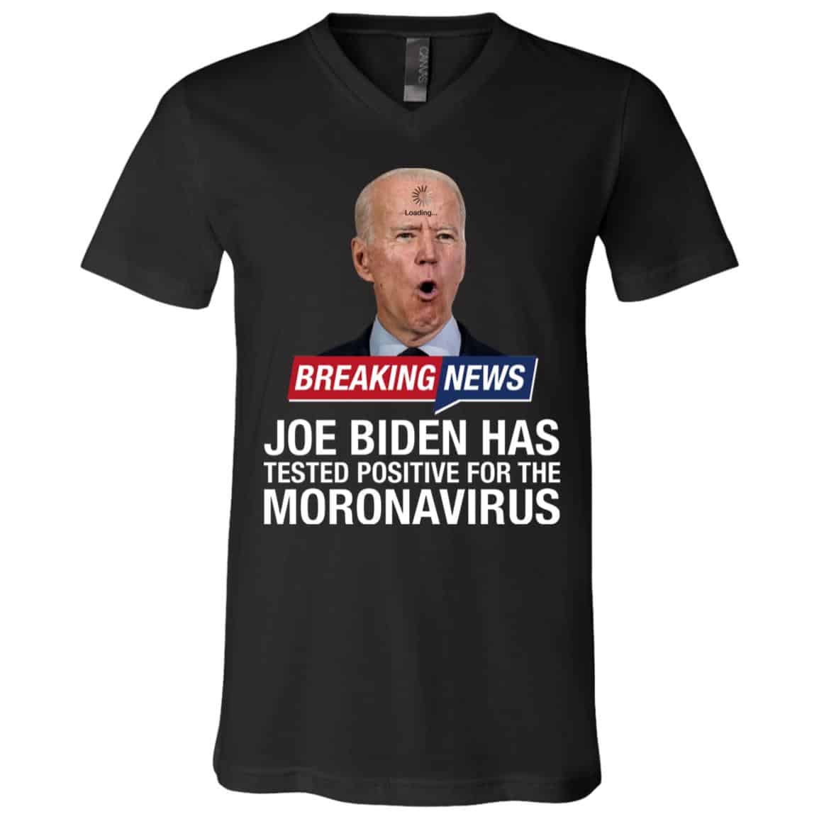 Breaking News Joe Biden Hasck Shirt, Black, V-Neck T-Shirt Breaking News Joe Biden Hasck Shirt, Black, V-Neck T-Shirt