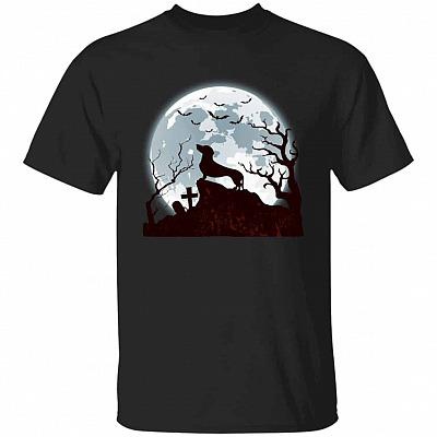 dachs, Black, Unisex T-Shirt