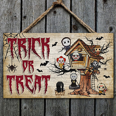 Wooden Door Sign
