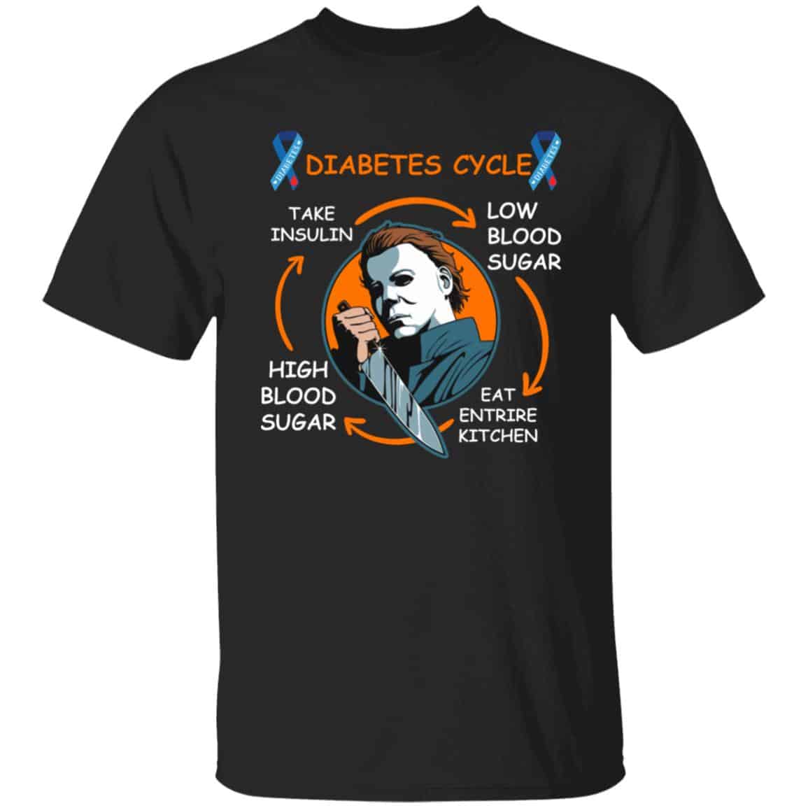 diabetes, Black, Unisex T-Shirt