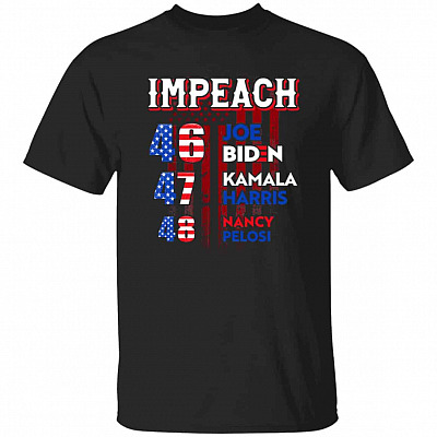 impeach t, Black, Unisex T-Shirt