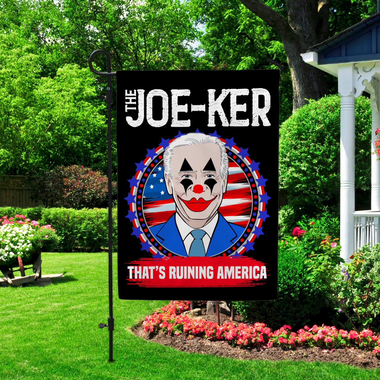 2KT. The Joe-Ker-FLAG 30x40 Garden Flag Mockup 2