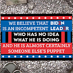 4KT. We Believe That Biden Is (doormat) Doormat mockup 13